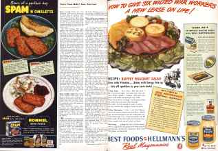 Better Homes & Gardens July 1944 Magazine Article: Page 50