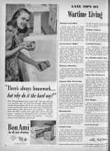 Better Homes & Gardens August 1944 Magazine Article: LATE TIPS ON Wartime Living