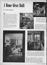 Better Homes & Gardens August 1944 Magazine Article: A Home Ideas Built