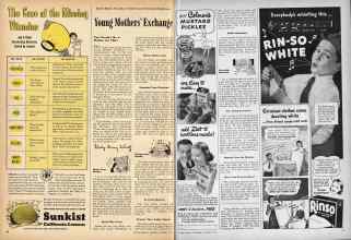 Better Homes & Gardens August 1944 Magazine Article: Young Mothers' Exchange