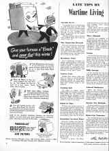 Better Homes & Gardens September 1944 Magazine Article: LATE TIPS ON Wartime Living
