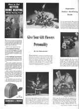 Better Homes & Gardens September 1944 Magazine Article: Give Your Gift Flowers Personality