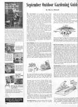 Better Homes & Gardens September 1944 Magazine Article: September Outdoor Gardening Guide
