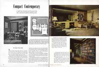 Better Homes & Gardens September 1944 Magazine Article: Compact Contemporary