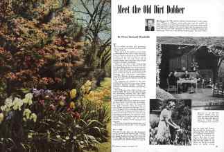 Better Homes & Gardens September 1944 Magazine Article: Meet the Old Dirt Dobber