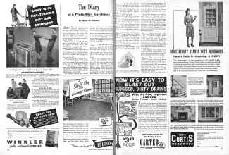 Better Homes & Gardens September 1944 Magazine Article: The Diary of a Plain Dirt Gardener