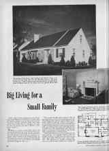 Better Homes & Gardens October 1944 Magazine Article: Big Living for a Small Family