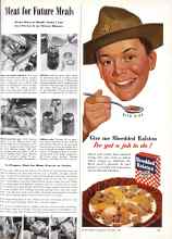 Better Homes & Gardens October 1944 Magazine Article: Meat for Future Meals