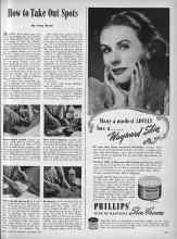 Better Homes & Gardens October 1944 Magazine Article: How to Take Out Spots