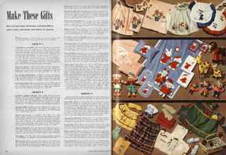 Better Homes & Gardens October 1944 Magazine Article: Make These Gifts