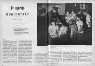 Better Homes & Gardens October 1944 Magazine Article: Delinquents--OR JUST KIDS IN TROUBLE?