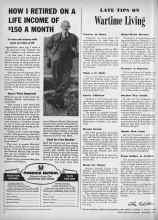 Better Homes & Gardens November 1944 Magazine Article: LATE TIPS ON Wartime Living