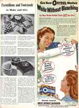 Better Homes & Gardens November 1944 Magazine Article: Pincushions and Footstools to Make and Give