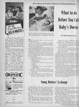 Better Homes & Gardens November 1944 Magazine Article: What to do Before You Call Baby's Doctor