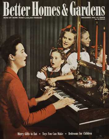 Better Homes & Gardens December 1944 Magazine Cover