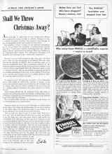 Better Homes & Gardens December 1944 Magazine Article: Shall We Throw Christmas Away?