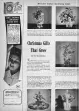 Better Homes & Gardens December 1944 Magazine Article: Christmas Gifts That Grow
