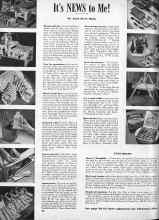 Better Homes & Gardens December 1944 Magazine Article: It's NEWS to Me!
