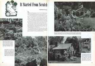 Better Homes & Gardens December 1944 Magazine Article: It Started From Scratch