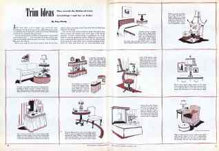 Better Homes & Gardens December 1944 Magazine Article: Trim Ideas