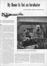 Better Homes & Gardens January 1945 Magazine Article: My Home Is Not an Incubator