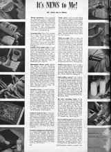 Better Homes & Gardens January 1945 Magazine Article: It's NEWS to Me!