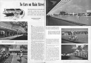 Better Homes & Gardens January 1945 Magazine Article: No Cars on Main Street