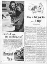 Better Homes & Gardens February 1945 Magazine Article: How to Pet Your Car . . . It Pays