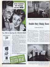 Better Homes & Gardens February 1945 Magazine Article: Double-Duty Dining Room