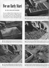 Better Homes & Gardens February 1945 Magazine Article: For an Early Start