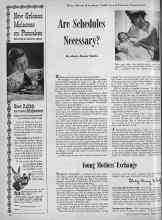 Better Homes & Gardens February 1945 Magazine Article: Are Schedules Necessary?