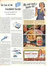 Better Homes & Gardens February 1945 Magazine Article: The Case of the Unwrinkled Traveler