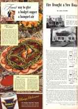 Better Homes & Gardens February 1945 Magazine Article: Fire Brought a New House