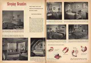 Better Homes & Gardens February 1945 Magazine Article: Sleeping Beauties
