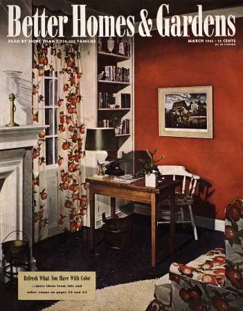 Better Homes & Gardens March 1945 Magazine Cover