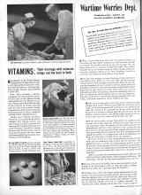 Better Homes & Gardens March 1945 Magazine Article: Wartime Worries Dept.