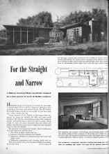 Better Homes & Gardens March 1945 Magazine Article: For the Straight and Narrow