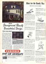 Better Homes & Gardens March 1945 Magazine Article: Hints for the Handy Man