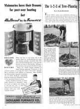 Better Homes & Gardens March 1945 Magazine Article: The 1-2-3 of Tree-Planting