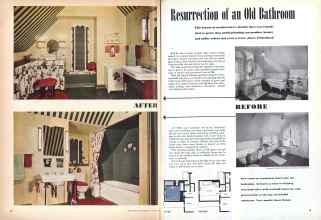 Better Homes & Gardens March 1945 Magazine Article: Resurrection of an Old Bathroom