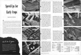 Better Homes & Gardens March 1945 Magazine Article: Speed-Ups for Early Crops
