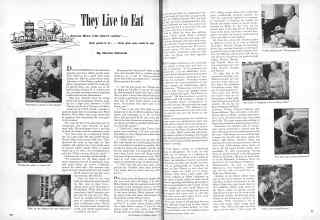 Better Homes & Gardens March 1945 Magazine Article: They Live to Eat
