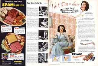 Better Homes & Gardens March 1945 Magazine Article: Page 50