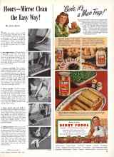 Better Homes & Gardens April 1945 Magazine Article: Floors--Mirror Clean the Easy Way!