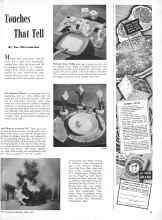 Better Homes & Gardens April 1945 Magazine Article: Touches That Tell