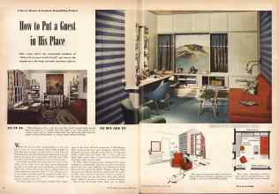 Better Homes & Gardens April 1945 Magazine Article: How to Put a Guest in His Place