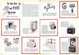 Better Homes & Gardens April 1945 Magazine Article: Be Your Own CUT and PASTE Decorator