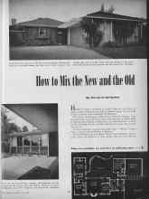 Better Homes & Gardens May 1945 Magazine Article: How to Mix the New and the Old
