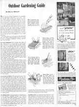Better Homes & Gardens May 1945 Magazine Article: Outdoor Gardening Guide