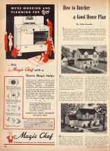 Better Homes & Gardens May 1945 Magazine Article: How to Butcher a Good House Plan